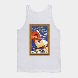 Canadian Pacific Cruises Vintage Travel Art Tank Top